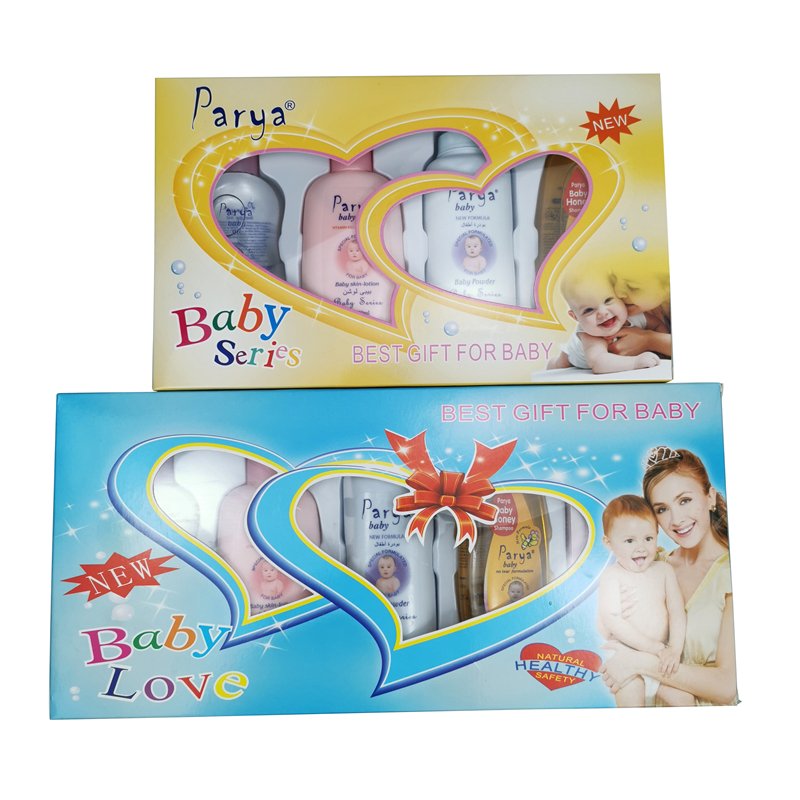 parya Baby 4 Items Daily Bath Nourish Skin Shampoo And Oil Newborn Gift Set Eco
