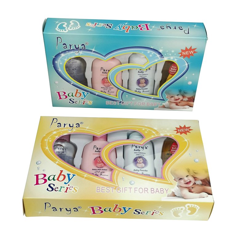 parya Baby 4 Items Daily Bath Nourish Skin Shampoo And Oil Newborn Gift Set Eco