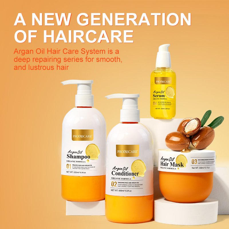 Herbal Shampoo And Conditioner Argan Oil Hair Repairing Moisturizing Nourishing Smoothing Shampoo