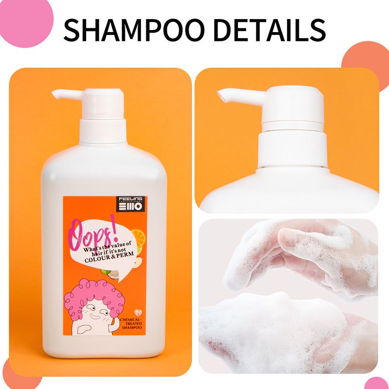 Hair products private label custom shampoo and conditioner wholesale OEM dyeing and perming repair shampoo for Permed hair