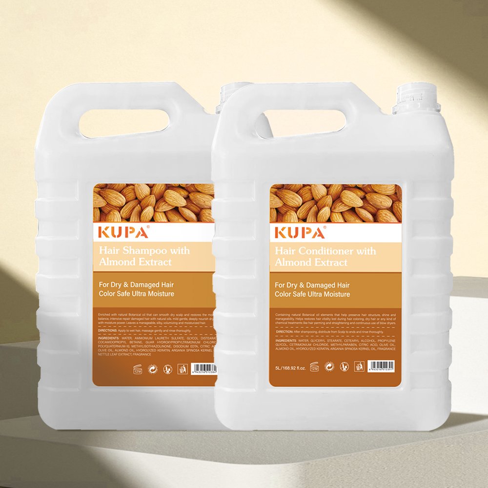 Wholesaler OEM Salon Use Natural Hair Shampoo Hair Care 5L Fruity Extract Shampoo And Conditioner Set