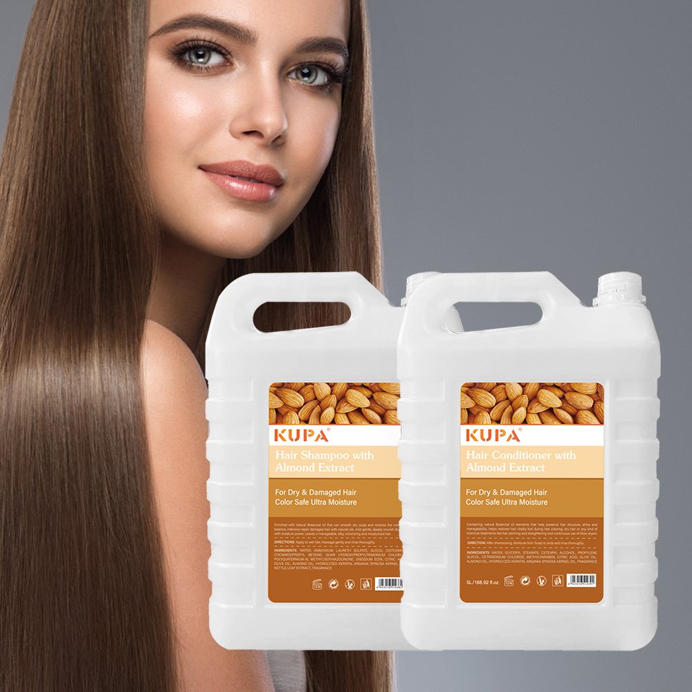 Wholesaler OEM Salon Use Natural Hair Shampoo Hair Care 5L Fruity Extract Shampoo And Conditioner Set
