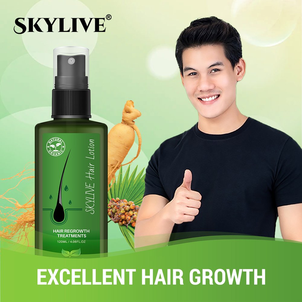 New Arrivals Organic 120ml Thailand Original Hair Lotion For Hair Regrowth Anti Hair Loss Serum Spray aceite de coco