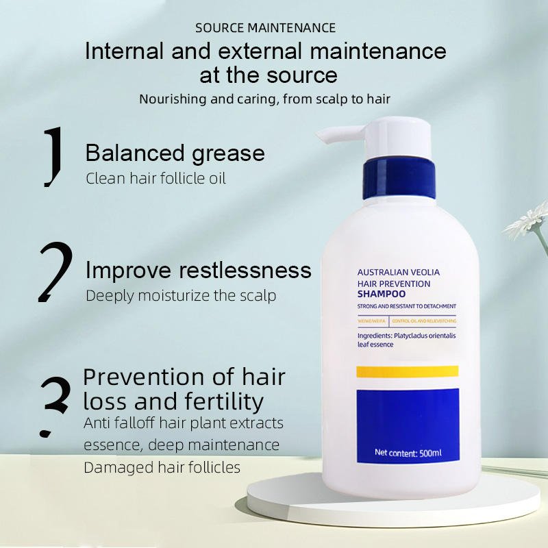 Plant Essences ginger shampoo coconut oil shampoing Anti-hair loss herbaceous aroma Shampoo