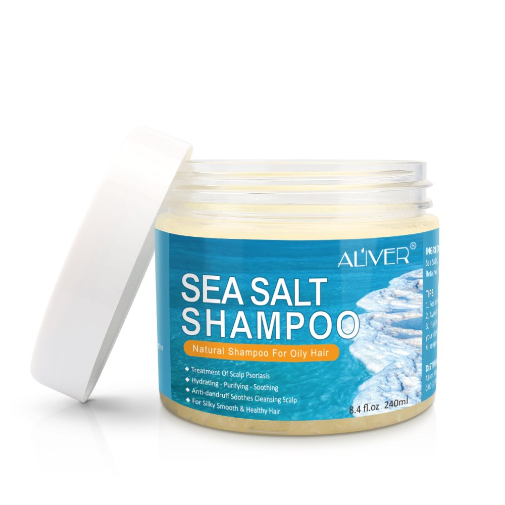 ALIVER Wholesale Natural Hydrating Hair Scalp Scrub Sea Salt Shampoo