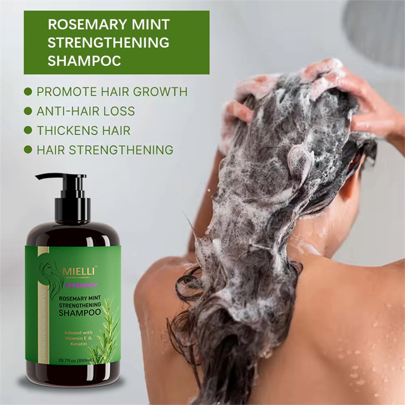 Private Label Bulk Men Women Natural Organic Anti Dandruff Hair Loss Rosemary Hair Growth Shampoo For Hair Regrowth