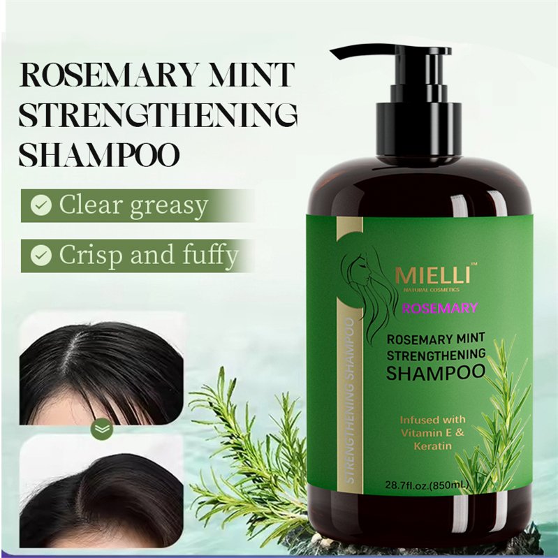Private Label Bulk Men Women Natural Organic Anti Dandruff Hair Loss Rosemary Hair Growth Shampoo For Hair Regrowth