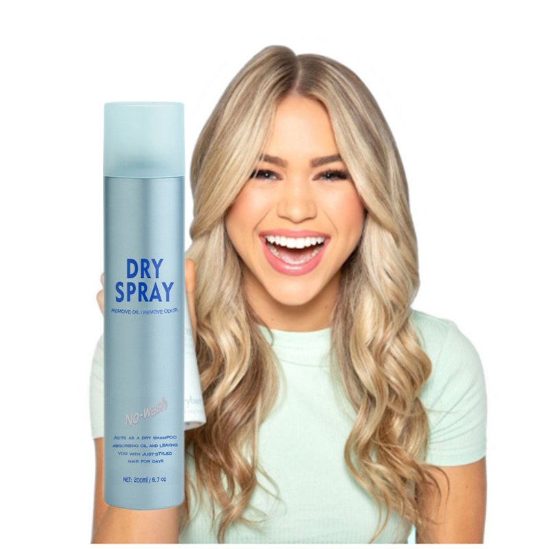 Factory Private Label Wholesale Dry Shampoo Powder Mist Professional Organic Natural Herbal Hair Dry Shampoo Spray
