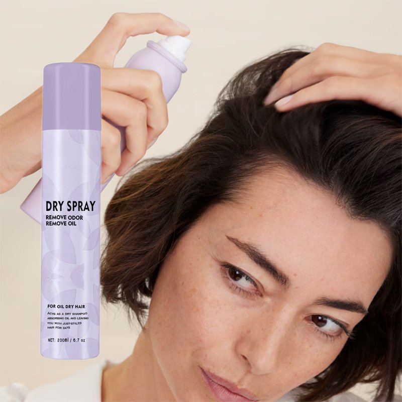 Factory Private Label Wholesale Dry Shampoo Powder Mist Professional Organic Natural Herbal Hair Dry Shampoo Spray