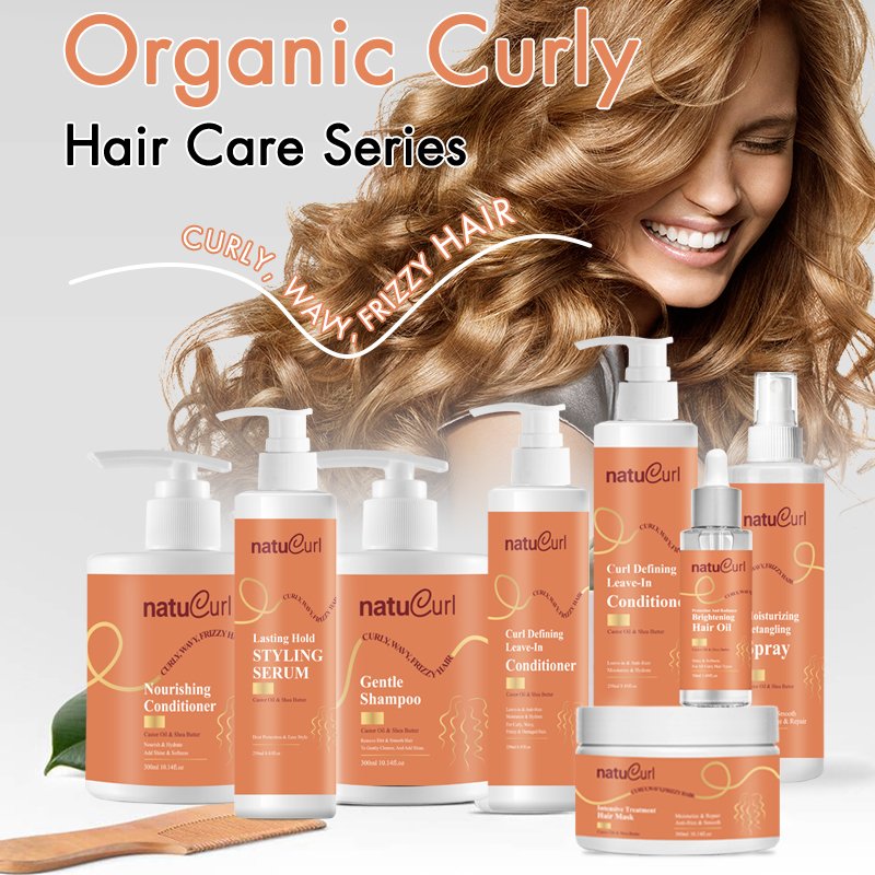 Private Label Kids Hair Care Products Curls Detangle Organic Castor Oil Repair Damaged Curly Hair Shampoo And Conditioner Set