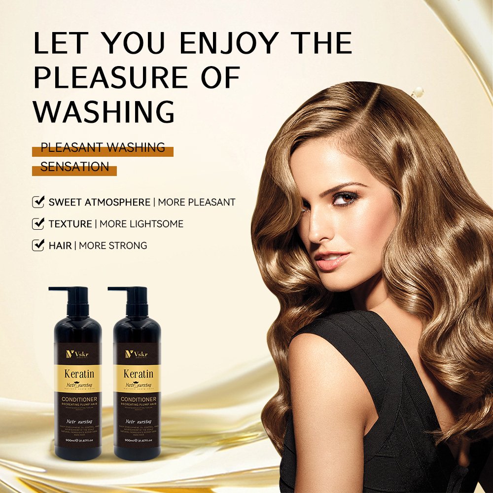 OEM Custom Logo Shampoo & Conditioner Hair Care Product Sulfate Free Organic Hair shampoo & conditioner