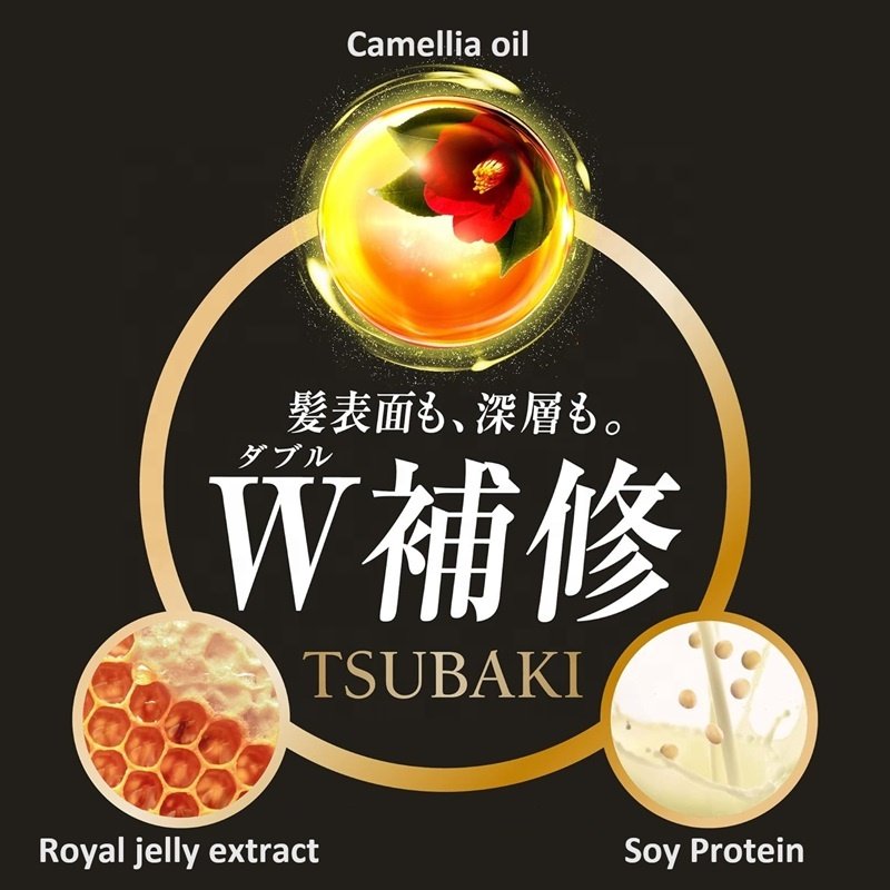 Japan TSUBAKI Premium Volume & Repair Hair Shampoo 490ml Wholesale Camellia Oil Body and Bounce Best Selling Products 2024