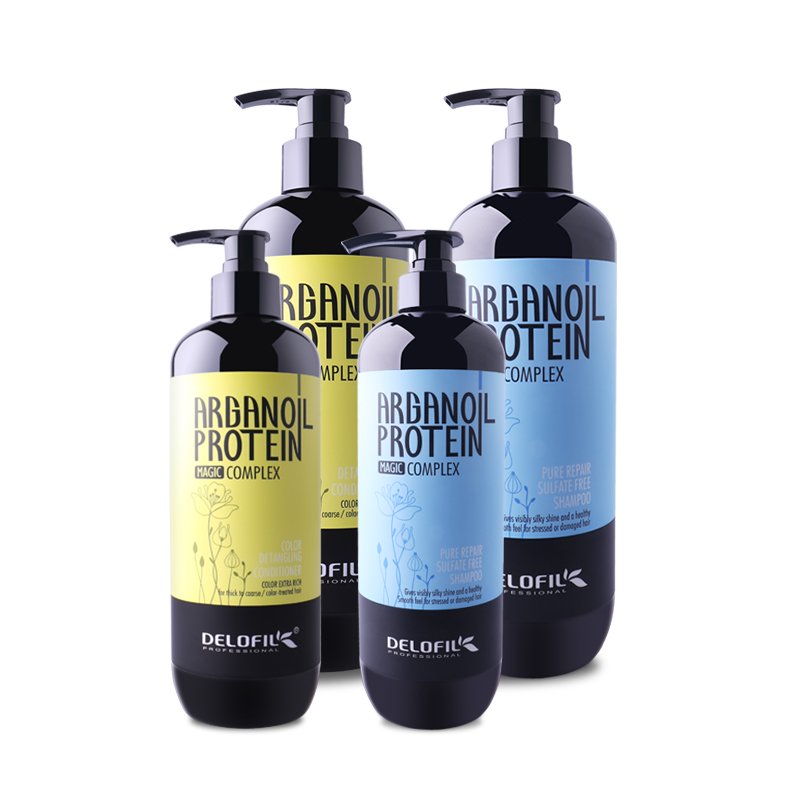 Hair Shampoo and Conditioner Set Pure Organic Sulphate Free Moroccan Argan Oil Shampoo Morocco oil Private Label
