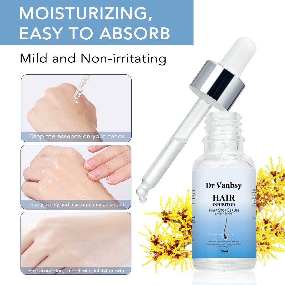 Wholesale Private Label Stop Hair Growth Inhibitor Hair Growth Inhibitor Products Hair Inhibitor Removal Serum Oil