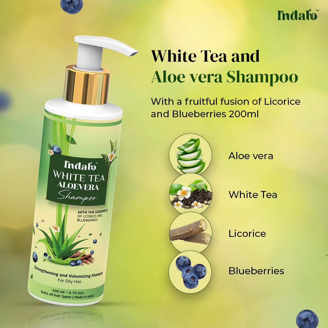 Best Selling White Tea Alovera Shampoo Indian Manufacture Moisturizing Conditioner Home Use Hair Care Smoothing Clear Features