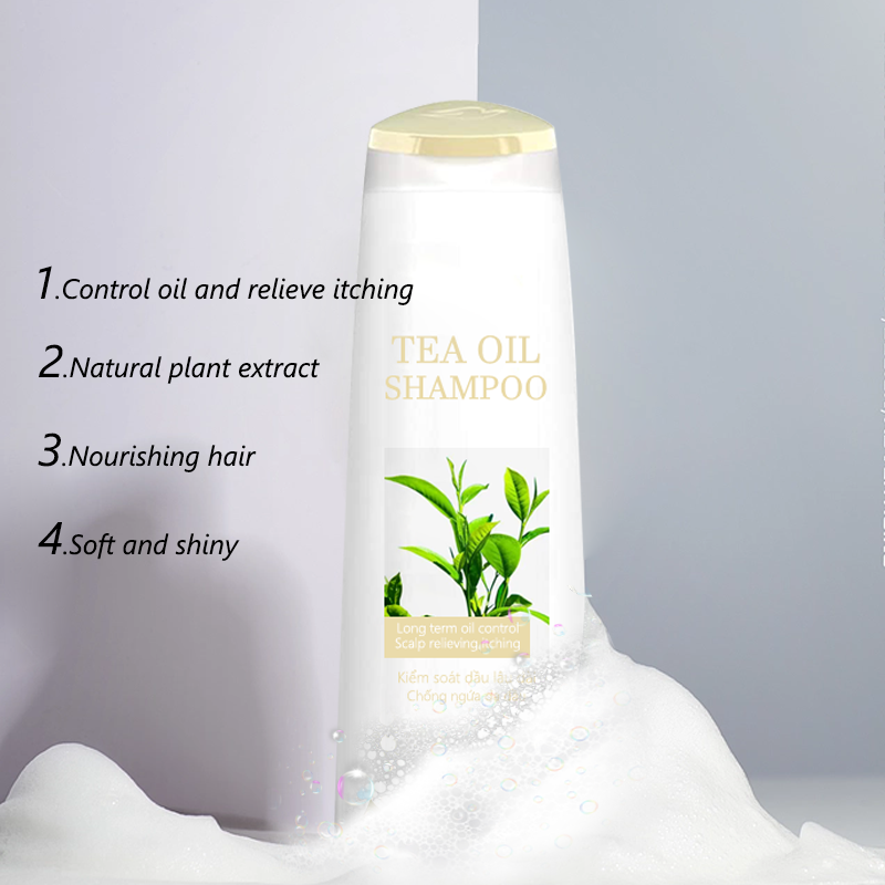 OEM Organic Aloe Vera Herbal Shampoo Moisturizing Oil Control Anti-Dandruff 500ml Shampoo for Damaged Dry Itchy Hair Improvement