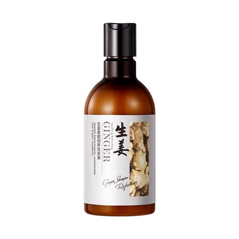 Hot Selling 300ml Ginger Essence Anti Hair Loss Shampoo For Women Hair Care