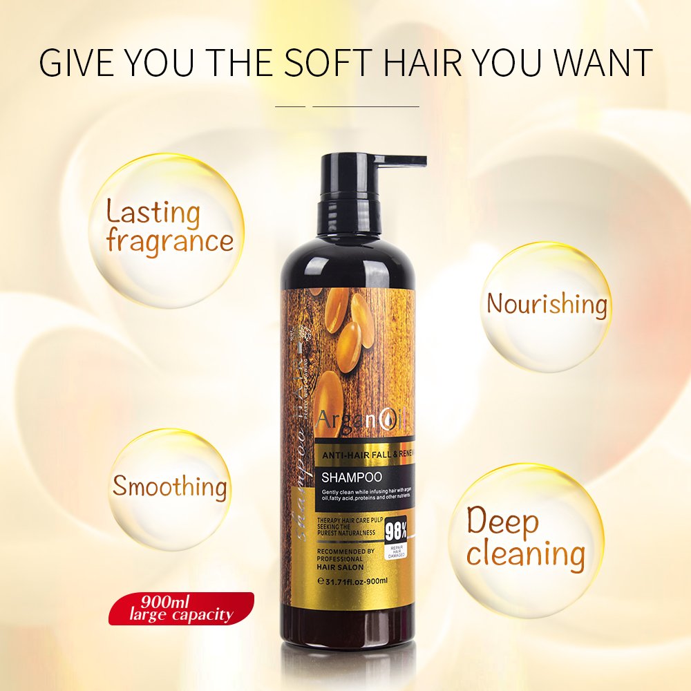Private Label Hair Care Products Anti Dandruff Oil control Argan Oil Shampoo