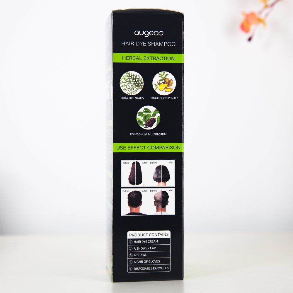 wholesale 5 Minutes Fast Hair Dye Shampoo Black Hair Color Dye No ammonia argan oil hair color shampoo