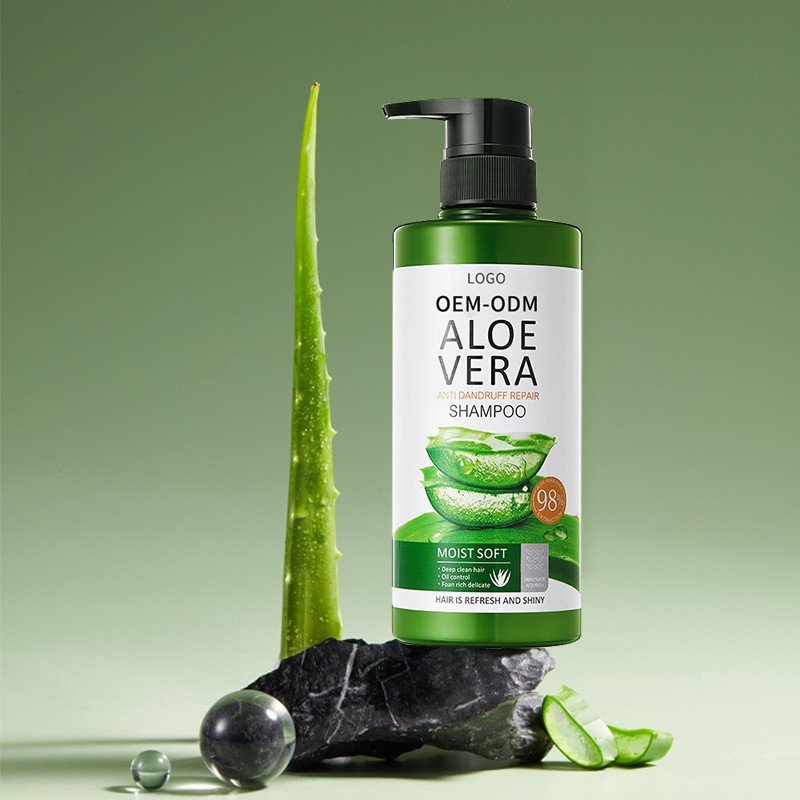 500ml Aloe Shampoo and Conditioner Set Sulfate Free Organic Formula Professional Salon Quality Nourishing Strengthening
