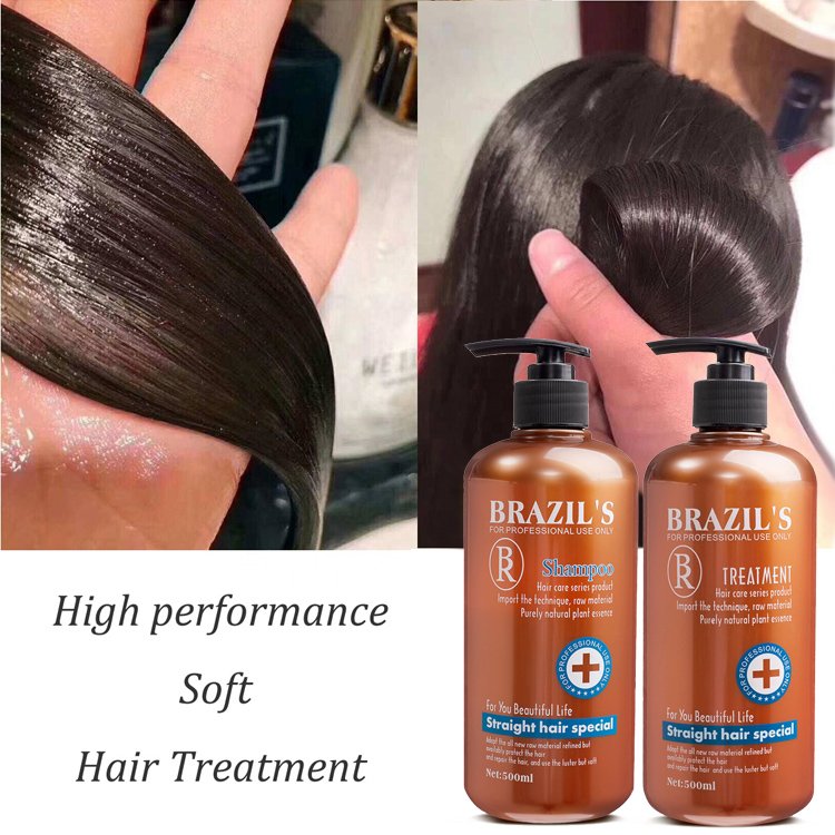 Hot Sale Natural Moisturizing Shampoo and Conditioner Set Factory Biotin Repairing Argan Oil Brazilian Shampoo
