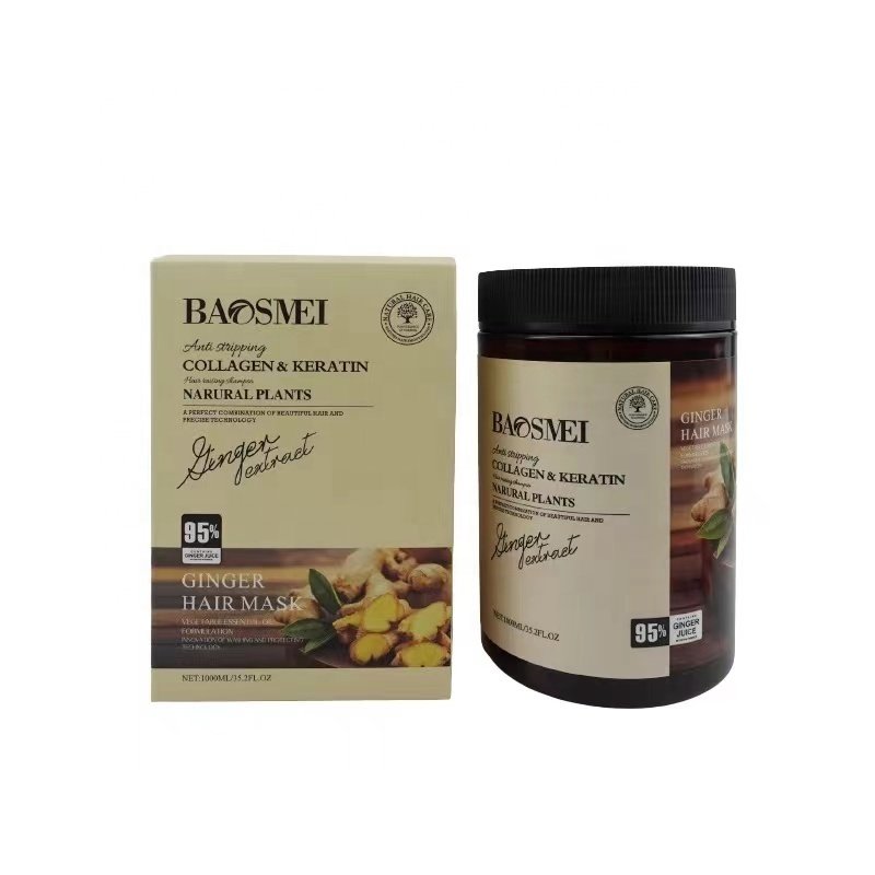BAOSMEI Organic Ginger HairCare Set Anti Hair Loss Moisturizing Hair mask Hair Growth Shampoo