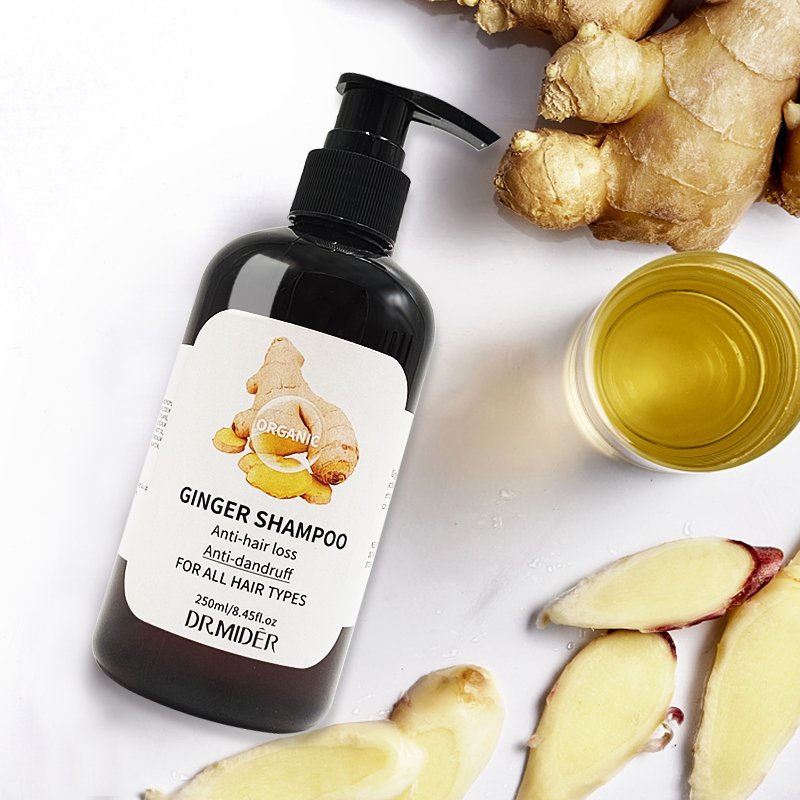 Herbal Organic Hair Care Ginger Regenerating Shampoo anti-itching Treatment Anti hair loss Ginger Shampoo