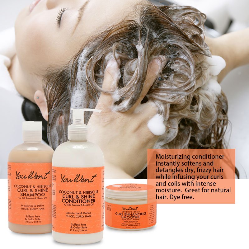 Factory Direct Supply Avocado Moisturizing Detangling Sulfate-Free Salon Hair care Shampoo for Curly Hair