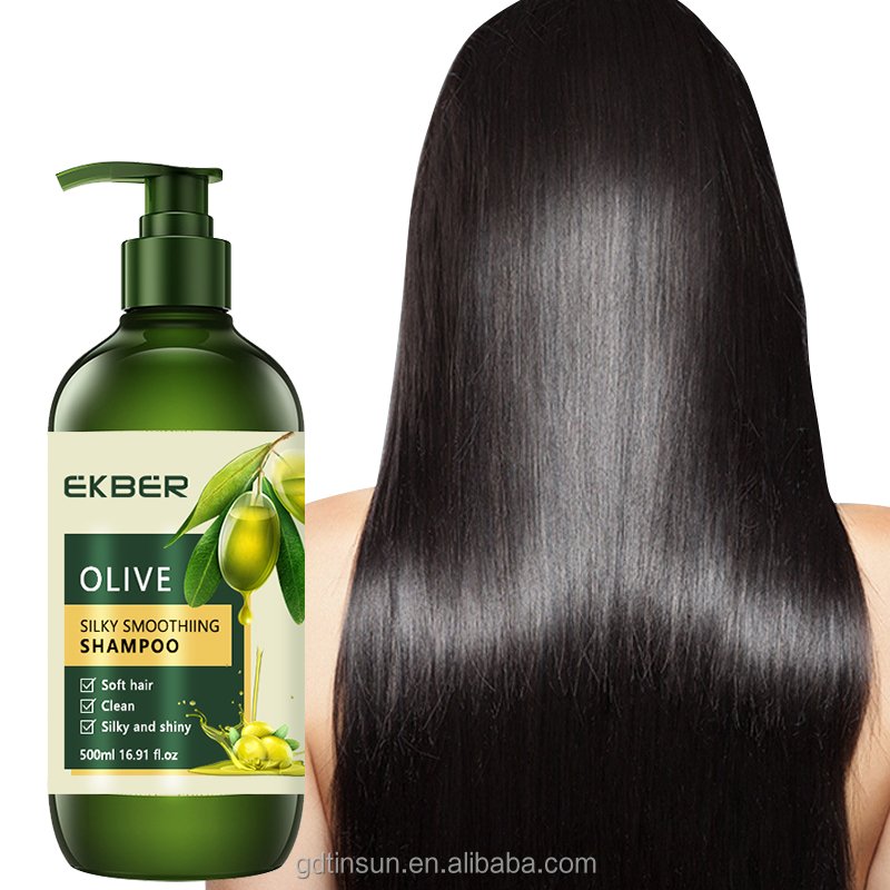 OEM ODM Private Label Organic Biotin Hair Clean Product Anti-dandruff Hydrating Smoothing shampoo Olive Oil Shampoo