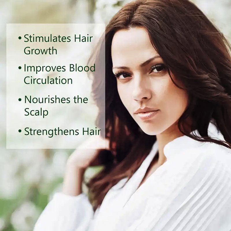 Private Label Herbal Organic Hair Growth Oil Anti-hair Loss Treatment Natural Hair Growth Serum
