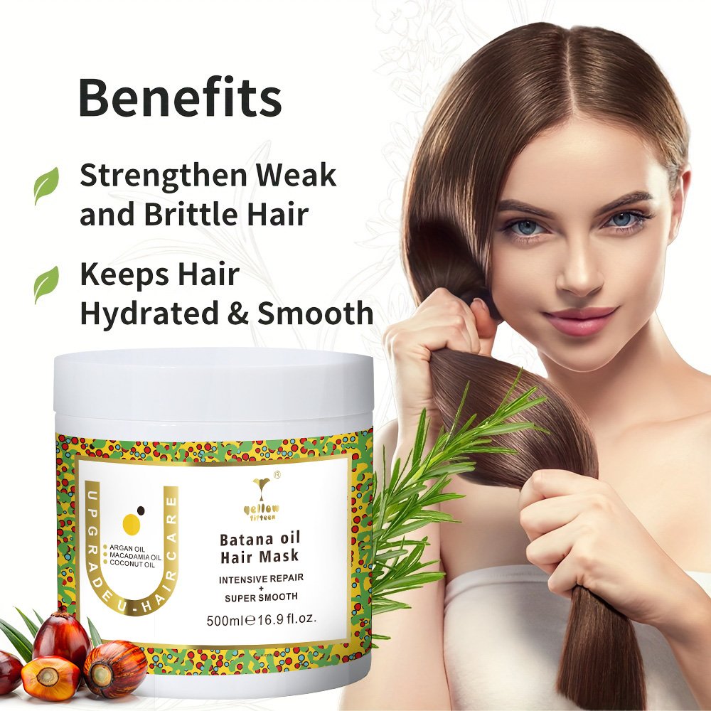 Customize Organic Rosemary Mint Biotin Deep Treatment Strengthening Hair Mask Repair for Dry, Damaged, & Frizzy Hair