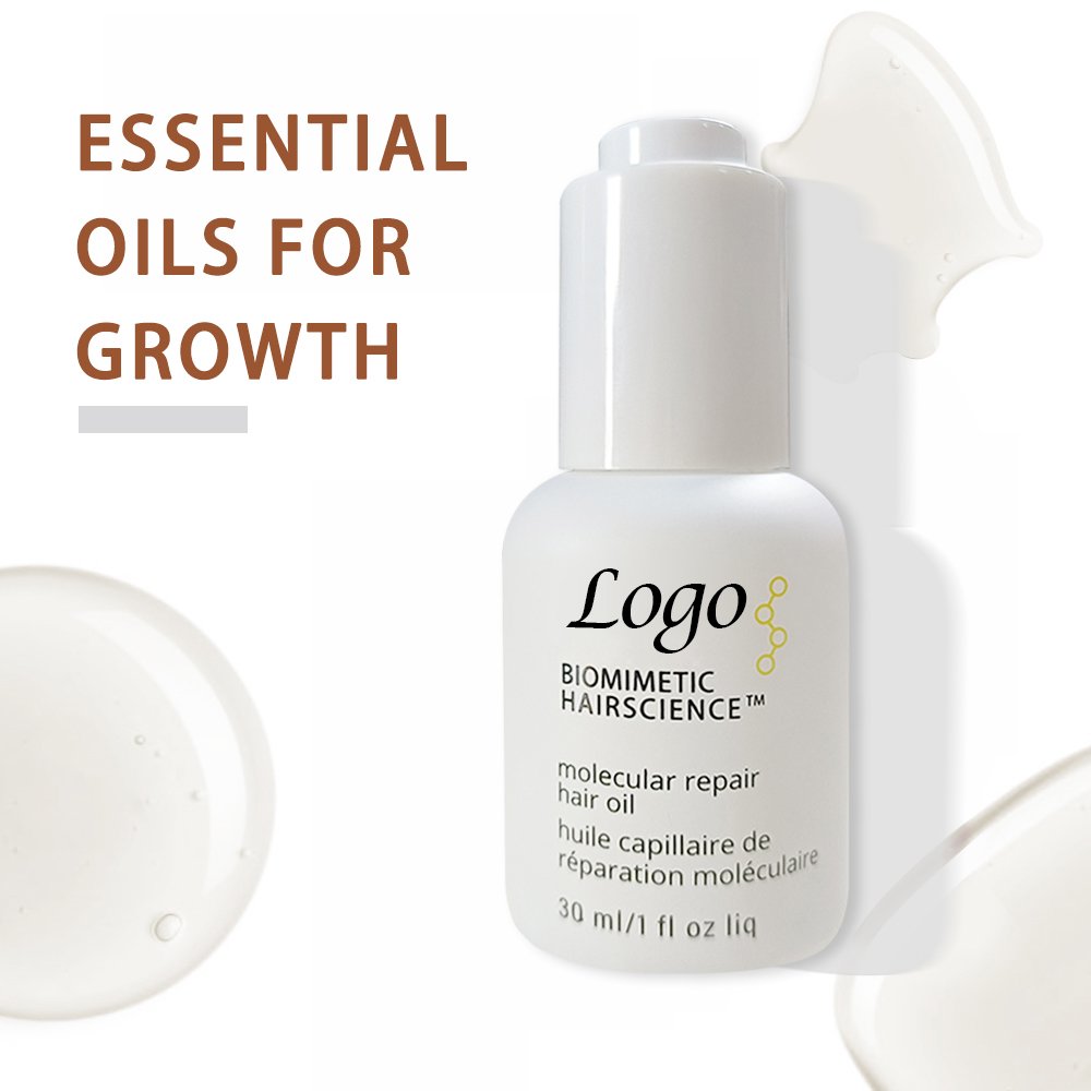 OEM Molecular repair hair oil repair caused by manic damage smooth hair increase gloss reduce fork 1 oz/30 ml