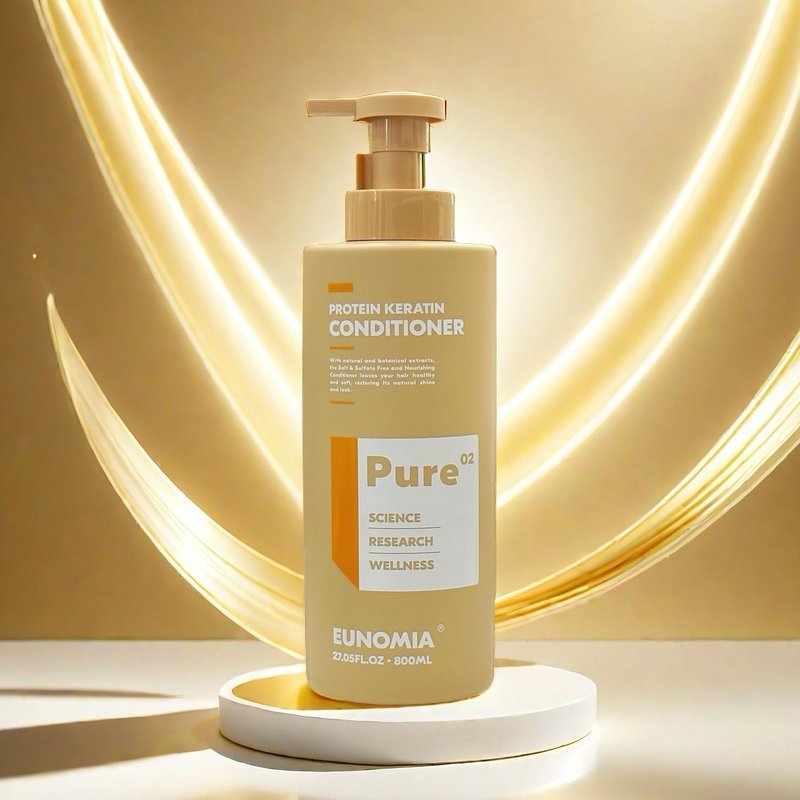 Sulfate Free Pure Protein Shampoo and Conditioner hair restoration Anti frizz Hair care for women