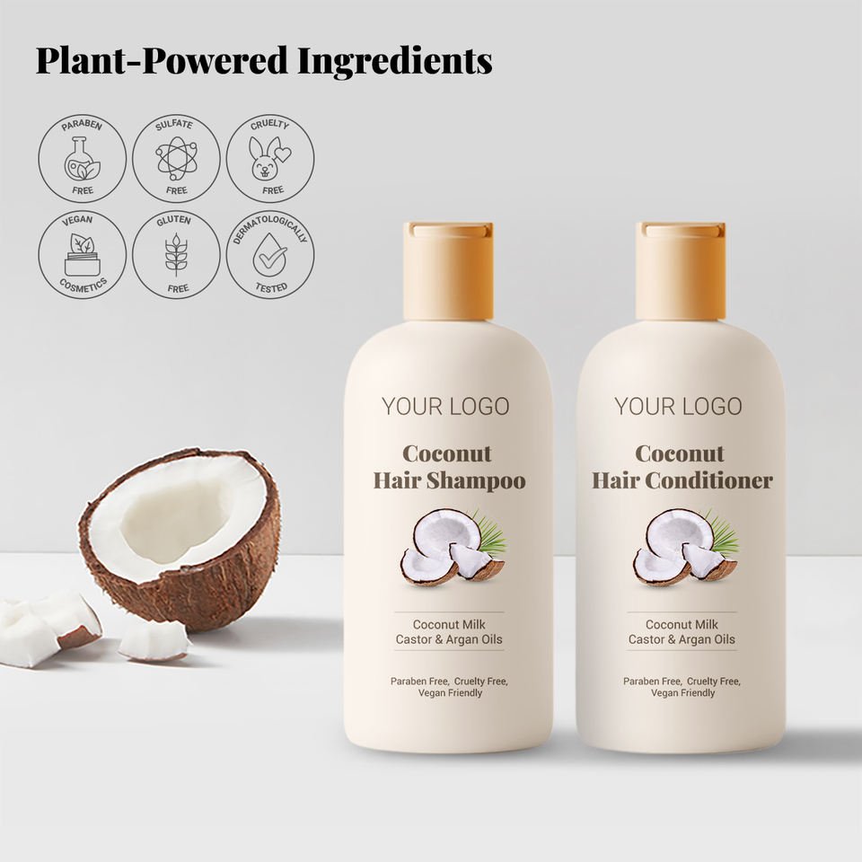 OEM Natural Herbal Deep Best Shampoo And Conditioner Repair Damage Hair For Thinning Curly Hair