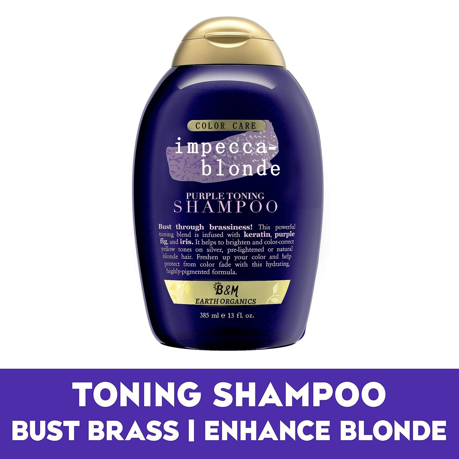 Blonde Purple Toning Shampoo