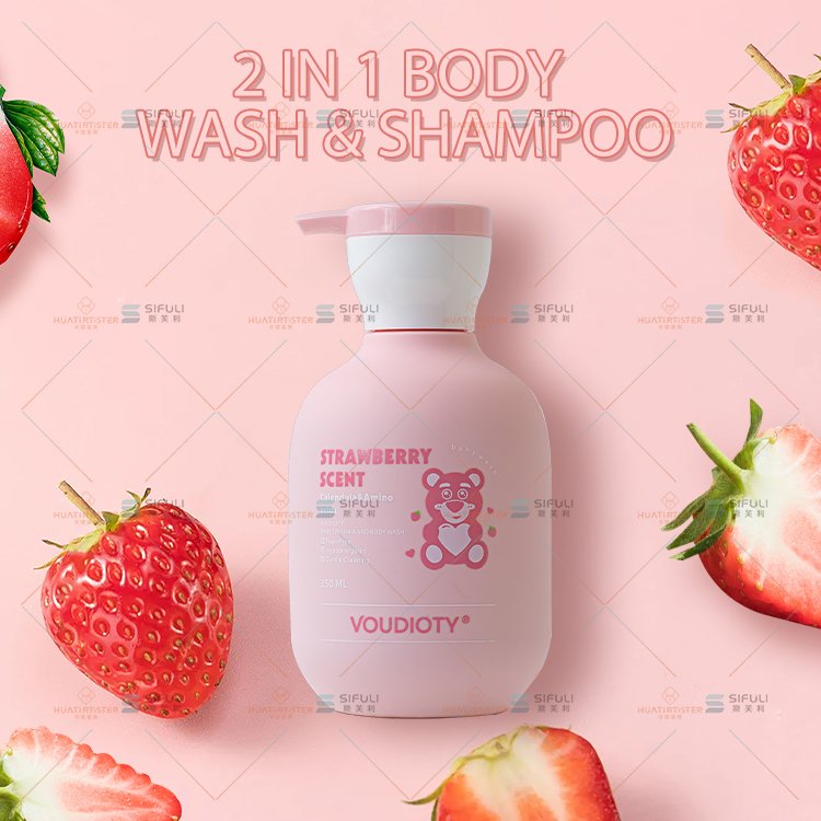 KIDS organic herbal natural baby shampoo for kids hair care private label baby lotion and shampoo wash packaging