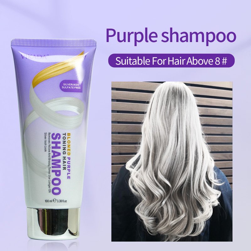 Factory Price Customize Anti- brassy Purple Shampoo For Blonde Hair Keep No Yellow Effect