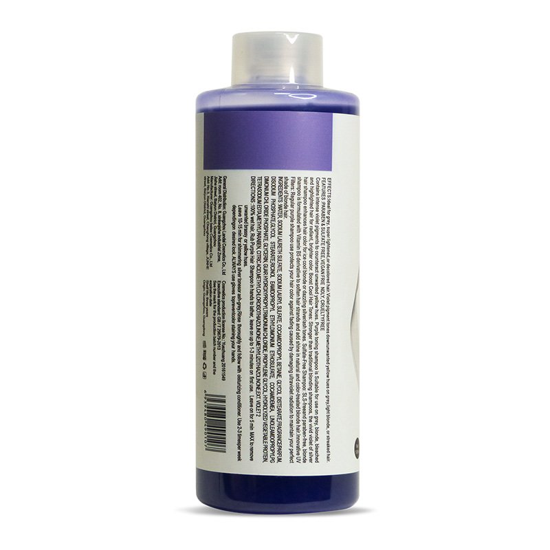 Purple Shampoo for Blonde HairToner Eliminates Brassy Yellow Tones for Bleached Platinum Bleached Gray Ash Silver & Blonde Hair
