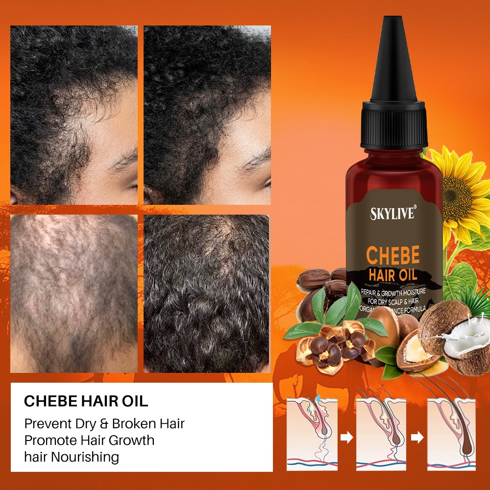 Private Label Karkar Chebe Powder Hair Growth Thickening Chebe Hair Butter Chebe Anti Hair Loss Shampoo And Conditioner Set