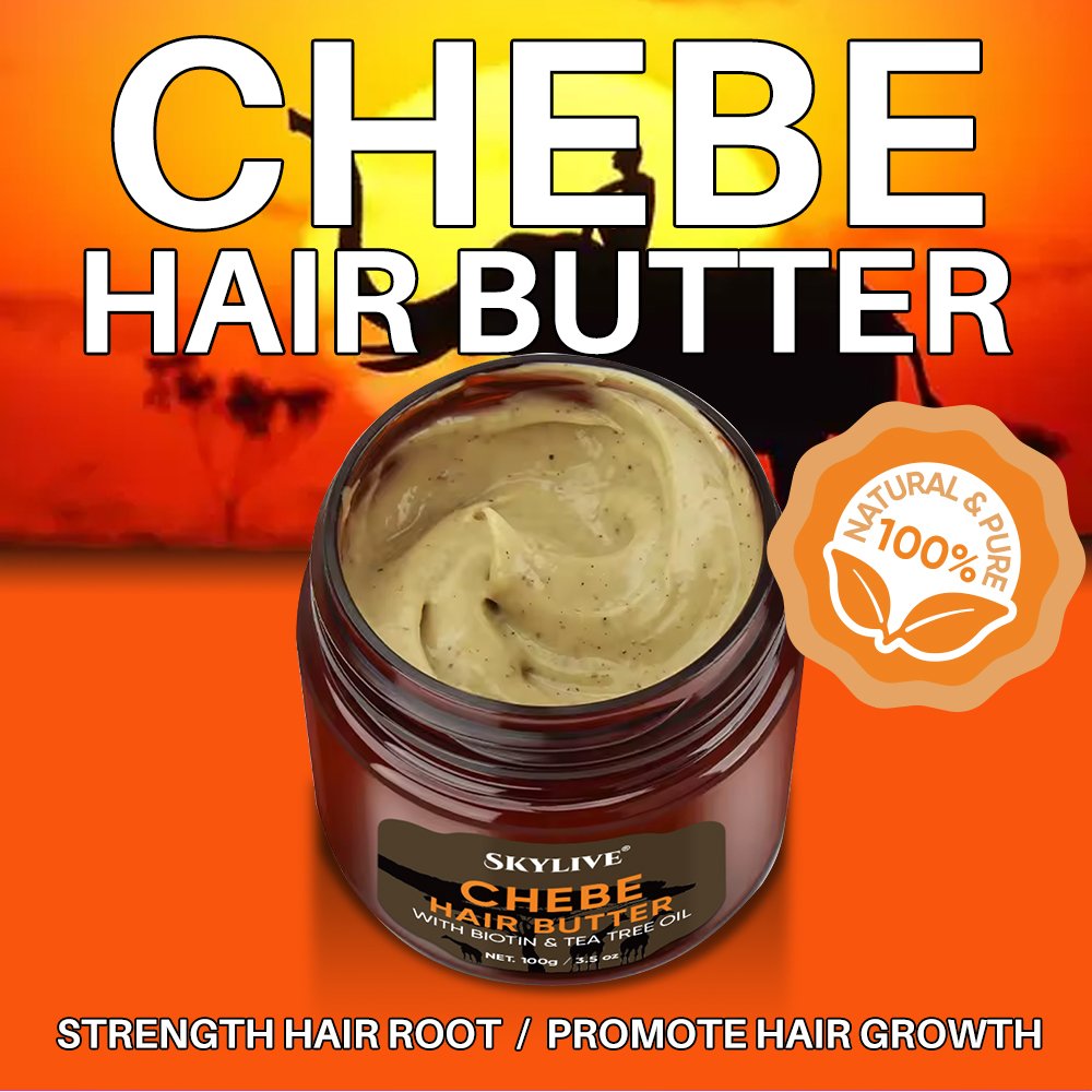 Private Label Karkar Chebe Powder Hair Growth Thickening Chebe Hair Butter Chebe Anti Hair Loss Shampoo And Conditioner Set
