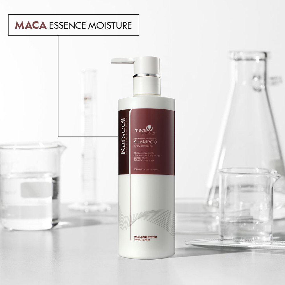 Karseell Clear Hair Shampoo 500ML Maca Essence Moisture Smooth Shampoo Excellent For Care Hair