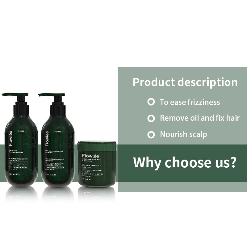 DIWEI wholesale private label hair shampoo Deep Repairing tea tree oil Strengthening shampoo and conditioner Set