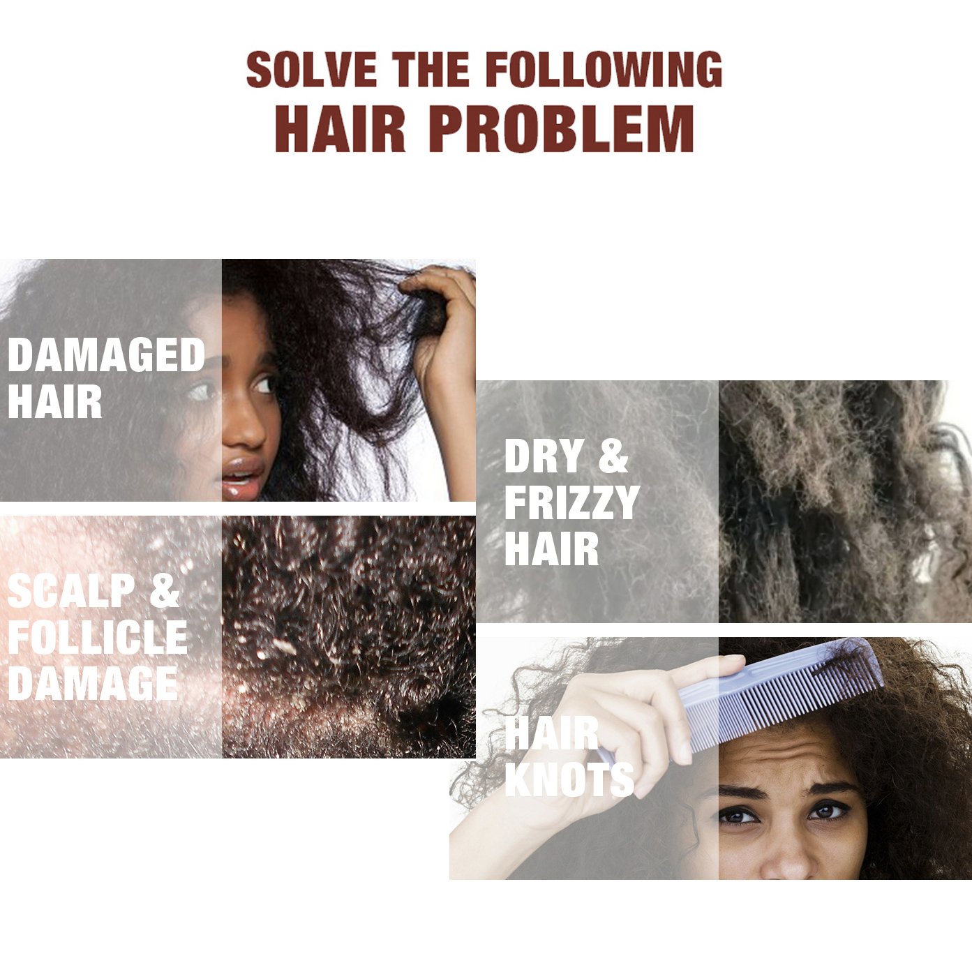 Private Label African 4C Afro Hair Care Shampoo Organic Coconut Oil Curly Hair Shampoo And Conditioner for Black Women