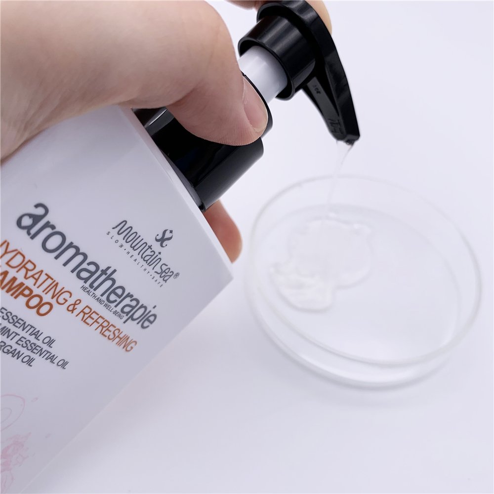 Mountain Sea 200ml/400ml Sulfate Free Rose Essential Oil High Bubble Hydrating Refreshing Hair Shampoo