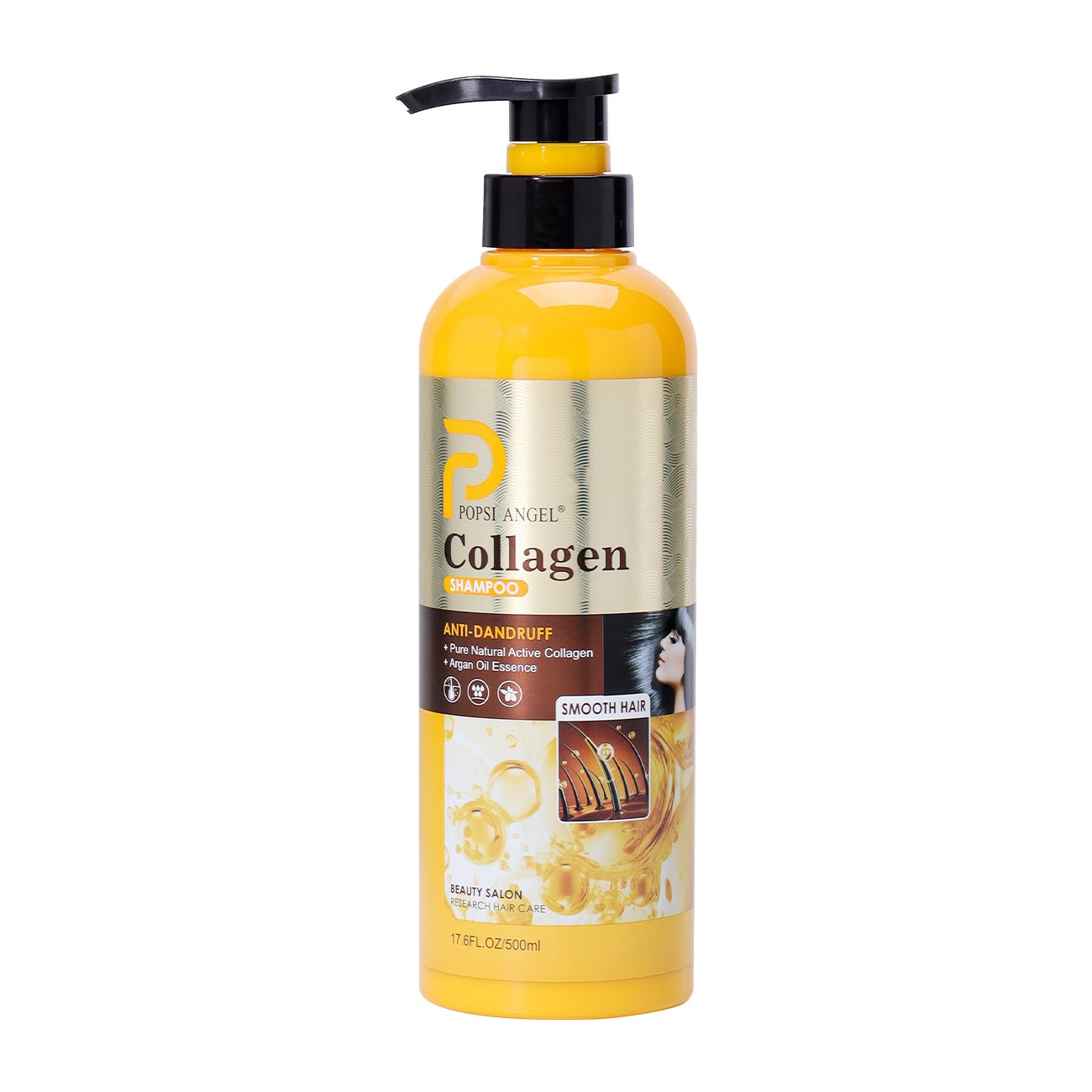 Organic Healthy Natural Collagen protein Argan Oil Essence Shampoo Dandruff Fluffy Moisturizing Collagen protein Shampoo