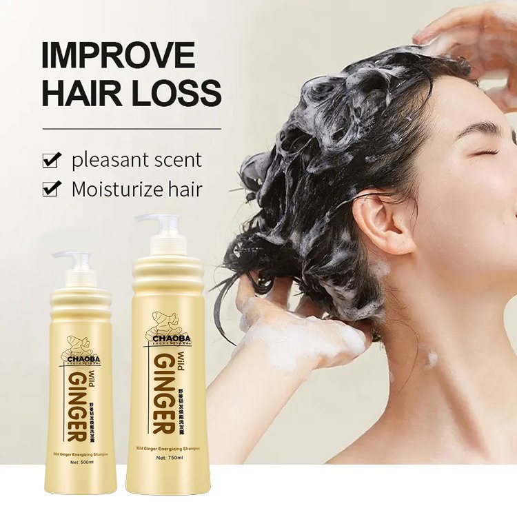 Private Label 100% Pure Natural organic bulk ginger hair growth shampoo