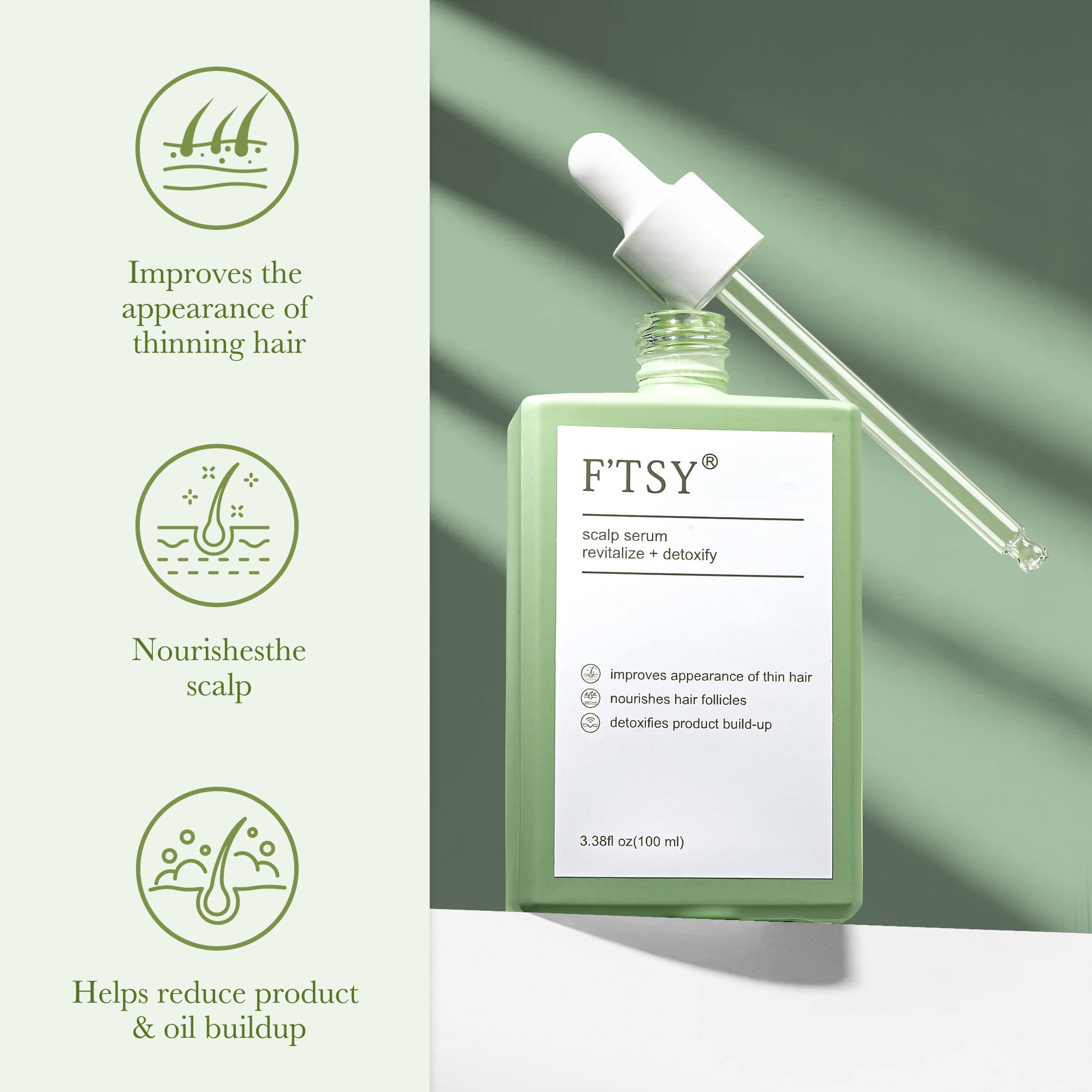 Private Label Vegan Organic Rosemary Caffeine Tea Tree Men Women Scalp Care Serum Hair Treatment Growth Oil