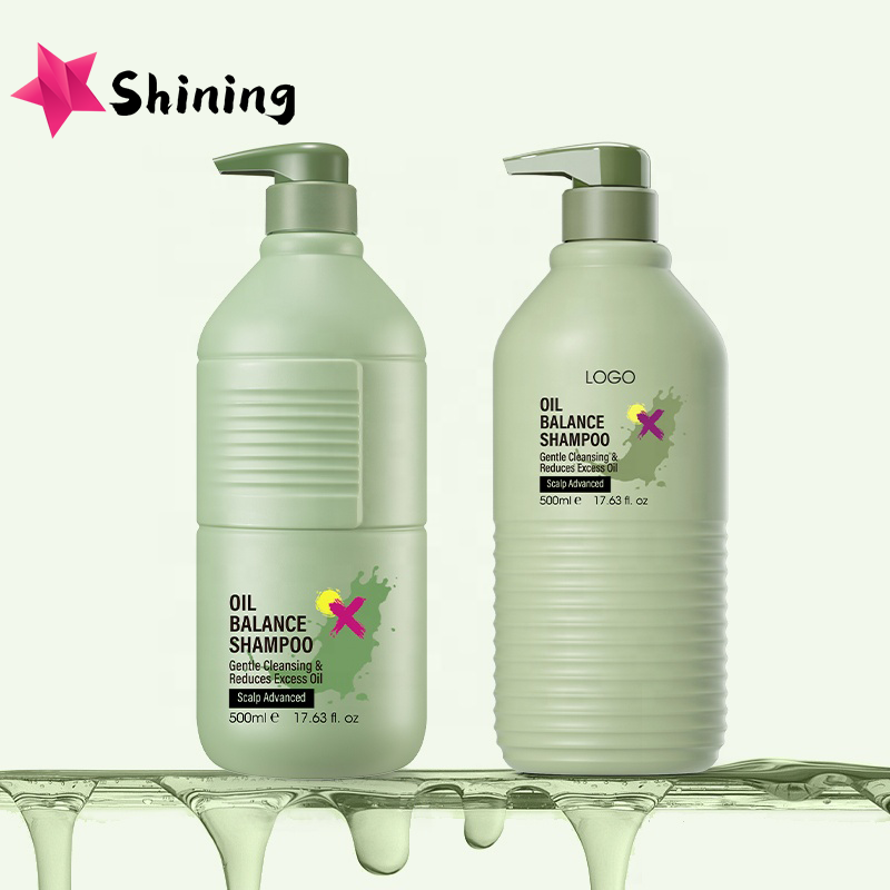 Brand Custom processed Oil Control shampoo with no sulfate Ph 5.7 organic shampoo
