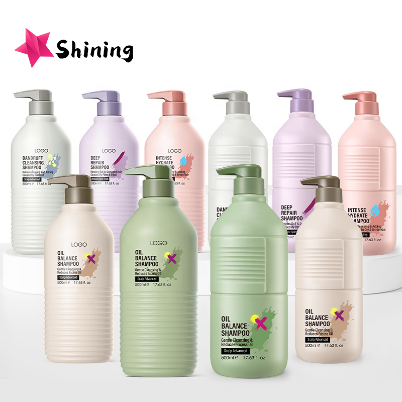Brand Custom processed Oil Control shampoo with no sulfate Ph 5.7 organic shampoo