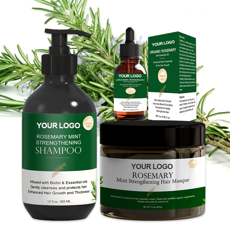 Hot Sale Fast Hair Growth Treatment Oil Hair Growth Serum Tonic 60ml Rosemary Hair Growth Oil